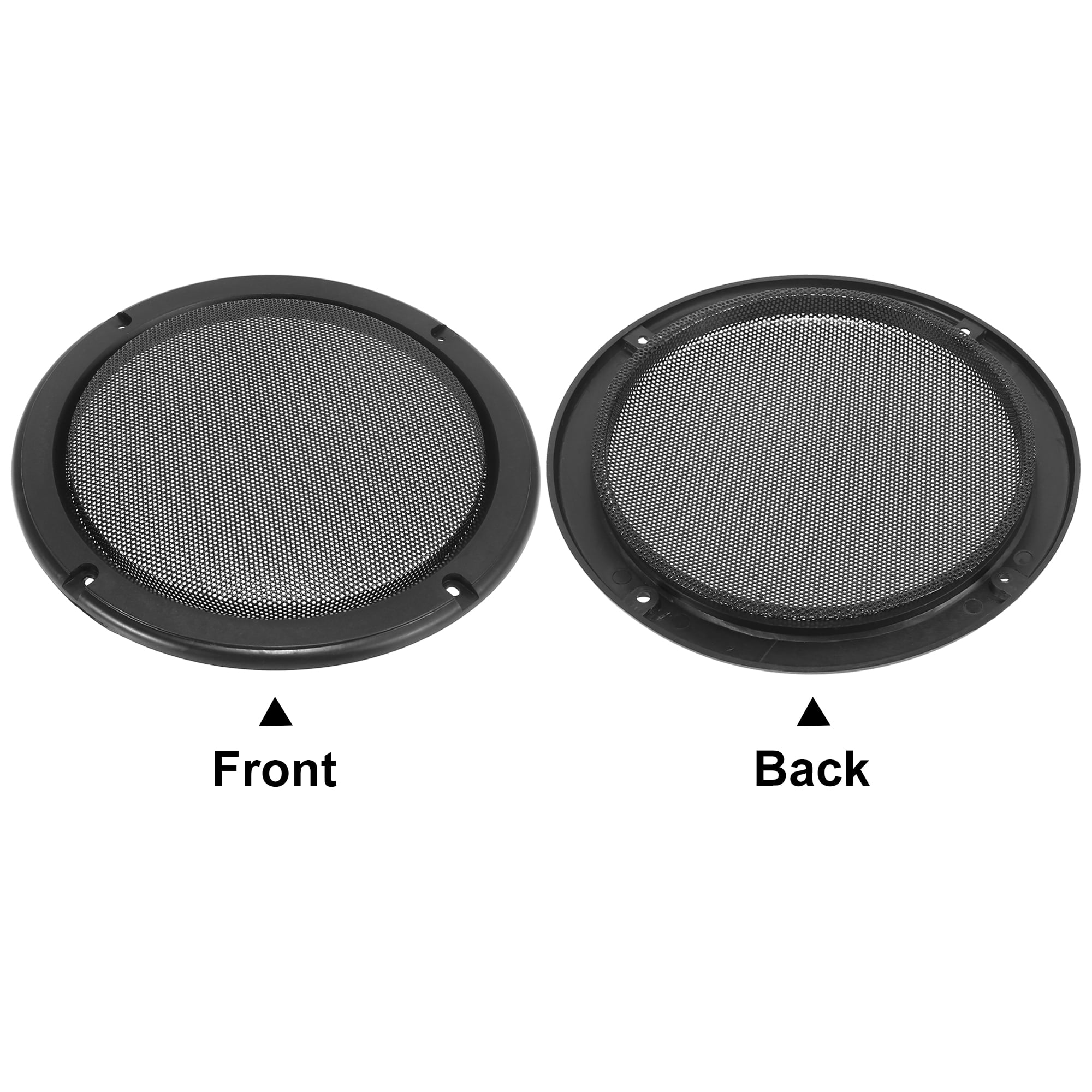 Unique Bargains Universal Speaker Grills Cover Mesh Guard 2Pcs 7"