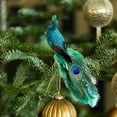 thumbnail image 4 of PEIBang Christmas Peacock Tree Topper,Christmas Ornaments Artificial Feather Glitter Peacock for Xmas Tree Wedding Party Decorations, 4 of 6