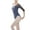 Dark Blue 3/4 Sleeve, variant on Dance Ballet Leotards Bodysuit Workout Suit For Women 3/4 Long Sleeve V-Neck