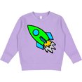 thumbnail image 2 of Inktastic Cute Green Rocket Toddler Sweatshirt, 2 of 4