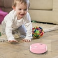 thumbnail image 3 of Christmas Gifts Liweisiy Kids Holiday Gifts Smart Robot Toy Vacuum Cleaner Auto Floor Cleaning Toy Play With Children And Pet D5017 Pink, 3 of 8