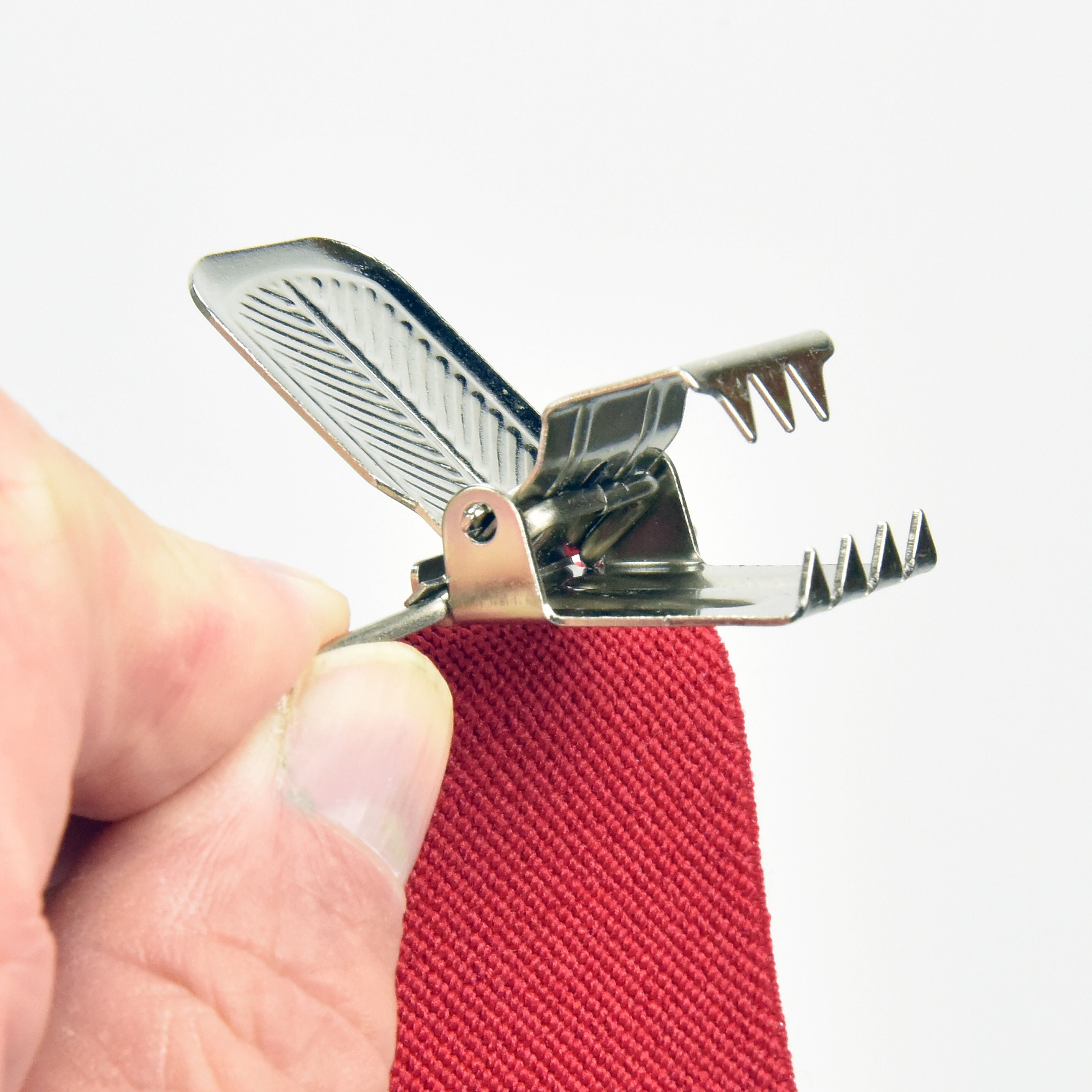 Hold'em Suspenders for Men Heavy Duty Utility Clips 2” Wide - Black