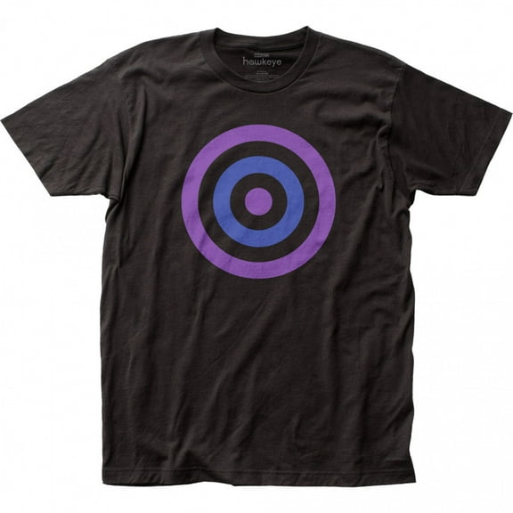 Marvel Studios Hawkeye Series Bullseye Symbol Black T-Shirt-2XLarge