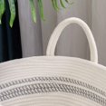 thumbnail image 4 of FFIY Panier à Linge en Corde Tressée avec Poignées, Grand Panier à Linge pour Rangement de Couvertures, Panier à Linge Robuste pour Chambre-58l-Grand-Marron, 4 of 8