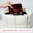 thumbnail image 6 of Halloween Eyeballs Velvet Travel Organizer with Removable Compartment - Portable Jewelry Necklace Organizer Box - Gift, 6 of 7