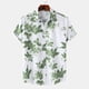 thumbnail image 4 of Camisa informal de manga corta con estampado hawaiano para vacaciones en la playa para hombre, holgada, de gran tamaño, para verano, 4 of 4