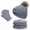 Gray, variant on Kids Winter Knit Beanie Hat Scarf and Gloves Set for Girls Boys with Pompom