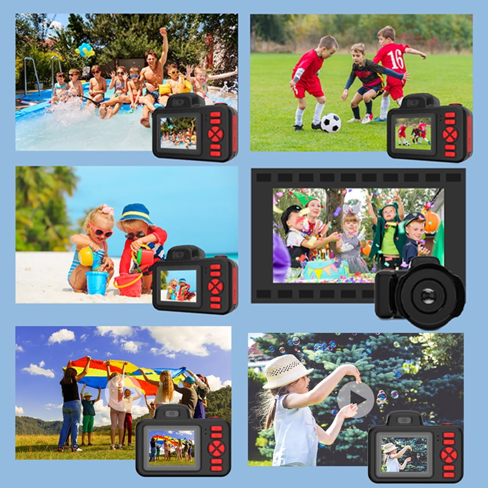 Digital Cameras for Photography 2'' Display 28MP Video Camera for Vlogging with Flash, 360 Degree Rotatable Lens,Support 9 Language,MP3 Player,Built-in 3 Puzzle Games,Multifunctional Point and Shoot