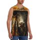 thumbnail image 2 of Balery Sunflower Cowboy Hat Cow Camisetas sin mangas para hombre, absorbe la humedad y protege contra el mal olor.-3X-Large, 2 of 7