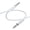 White, variant on Heavy Duty 3.5mm Male To Male Cable 3-Section Connection Wire Line For Music Player And Gaming Headsets