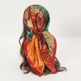 thumbnail image 3 of 2022 Nueva diadema de seda chal de satén bufanda cuadrada para mujeres pañuelo de cuello de aceites bandas para el cabello femeninas pañuelo estampado hijab envolturas bandana, 3 of 5