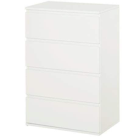 Homcom Chest Of Drawer 4 Drawers, Ikea Malm 4 Drawer Dresser Review