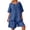 Navy, variant on IWRICH Women's Short Sets 2 Piece Outfits Plus Size Linen Short Sleeve Shirts and Shorts Spring Summer Outfits White XL