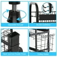 thumbnail image 3 of 2-Tier Black Stainless Steel Drain Rack for Kitchen Counters with Drainage, 3 of 7