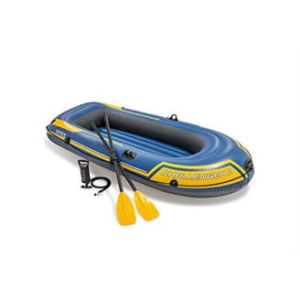 INTEX Challenger2 大人２人用ボート オール&ポンプのセット Intex Challenger 2 Inflatable 2 Person Boat Raft Set w/ Oars & Air