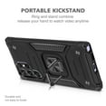 thumbnail image 4 of FIEWESEY Cases for Samsung Galaxy S23 Ultra Case [Military Grade Drop] Heavy Duty Silicone Rugged Shockproof Protective Cover for Samsung Galaxy S23 Ultra Phone Case with Ring Kickstand Hard (Black), 4 of 7
