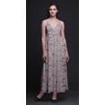 thumbnail image 2 of Bimba Robe Longue Maxi d'Été à Imprimé d'Oiseaux pour Femmes à Col en V, Tenue de Villégiature de Vacances - Petit, 2 of 6