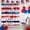 C, variant on 71x36in Patriotic Star Shower Curtain with 12 Hooks, Red White Blue USA Flag Themed Bathroom Decor for 4th of July Independence Day Home Indoor Decoration