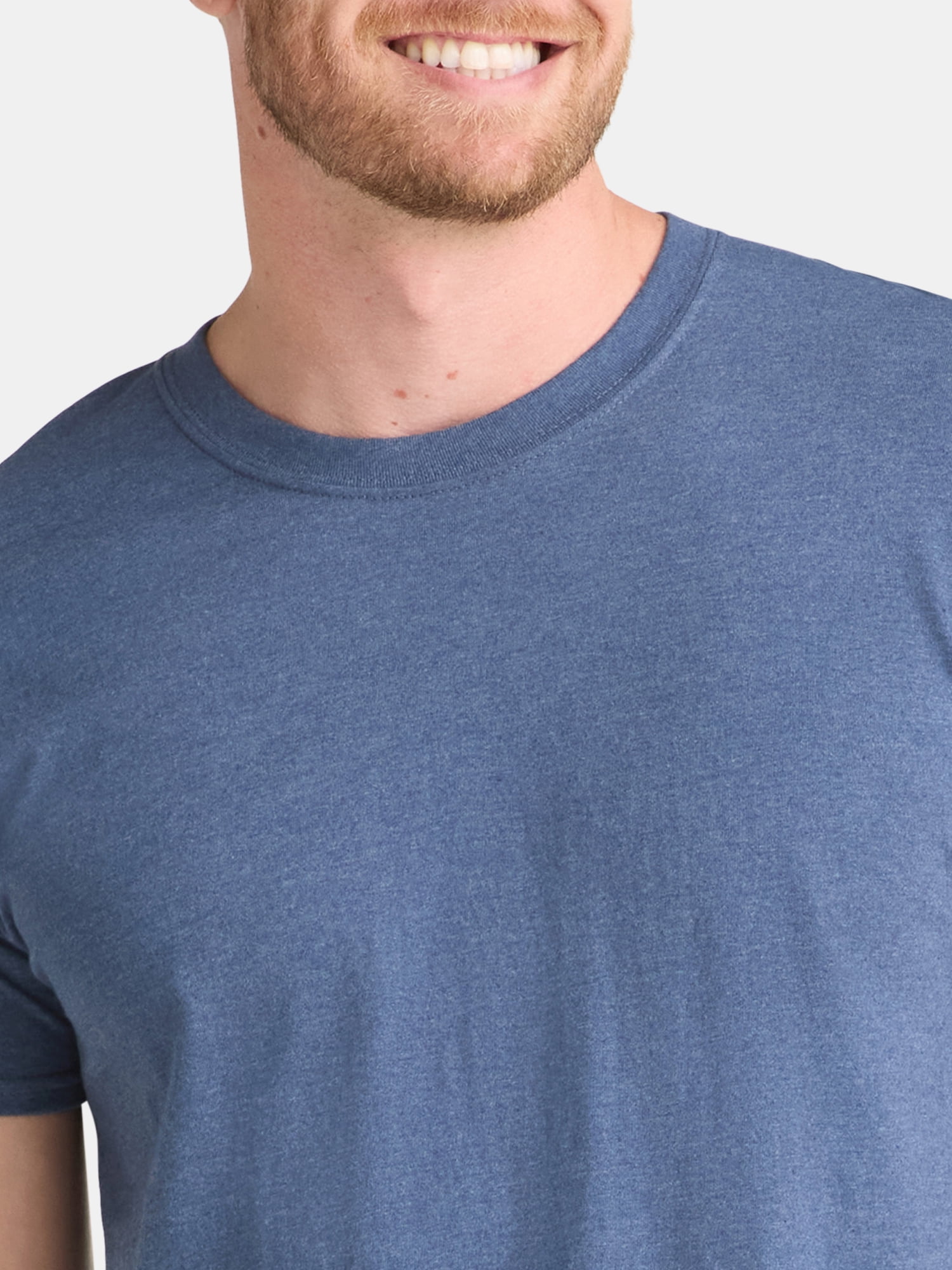 Athletic Works Men's and Big Men's Cotton Active Tee, 4-Pack, Sizes XS-5XL