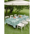 thumbnail image 3 of Outdoor Tablecloth with Umbrella Hole & Zipper, Green Palm Tree Rectangle Tablecloth 52x70 Inch, Summer Botanical Tropical Tree Patio Table Cover Waterproof Table Cloth for Picnic/Party, 3 of 7