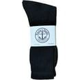 thumbnail image 3 of SOCKS'NBULK 12 Pair Mens King Size Crew Socks, Big and Tall Sports Athletic Socks, 13-16 (Black), 3 of 5