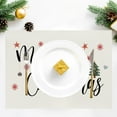 thumbnail image 6 of Konghyp Christmas Meal Mat, Linen Placemats, Waterproof Insulation Mats, Non-Slip Table Decor, Kitchen and Dining Room Accessories, Durable Double-Sided Decoration, 6 of 6