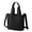 Black, variant on Canvas Tote Handbag for Women with Crossbody Strap, Casual Shoulder Bag with Top Handle and Pockets, Versatile Messenger Bag for Work Travel Daily Use (Green)