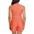 thumbnail image 5 of Women's Concepts Sport Denver Broncos Gauge Allover Print Cropped Tank Top & Shorts Sleep Set, 5 of 5