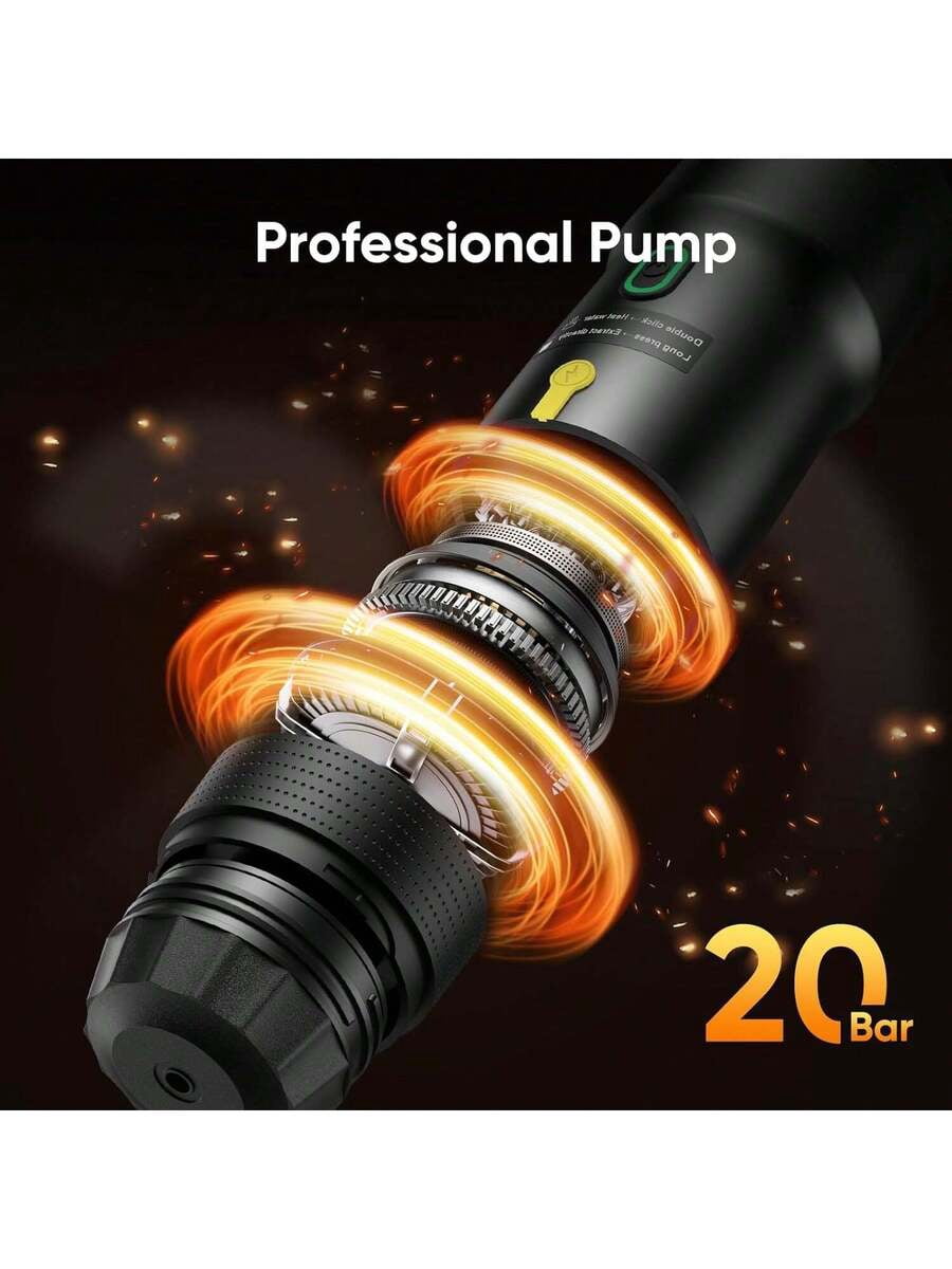 Portable Coffee Maker For Travel, Portable Electric Espresso Machine, Car Self-Heating Coffee Maker With USB-DC, Travel Coffee Machine For Camping, Compatible With NS Capsules & Ground Coffee