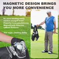 thumbnail image 3 of czcpp-Magnetic Golf Towel \u2013 Large 16x31 Inch Microfiber Waffle Design with Strong Magnet, Fun Golf Pattern, Premium Golf Bag Accessory, for Men & Women Golfers, 3 of 4