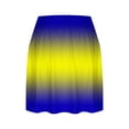 HTNBO Gradient Skorts Skirts for Women High Waisted Short Tennis Skirts