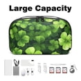 thumbnail image 3 of Saint Patrick's Day Digital Storage Bag with Oxford Cloth Material - Waterproof USB Pouch, Digital Pouch, Cable Organizer Storage for Cell Phone Charger Cord - 5.9x9.44x3.14 in, 3 of 6