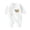 White, variant on Baby Wrap Front Romper Soft Ribbed Cotton Bodysuit Bear Patch Long Sleeve Warm Homewear,0-1 Months