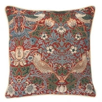 William Morris Strawberry Thief Red Pillowcase/Cushion Cover Decorative Design Fashion Home Pillow