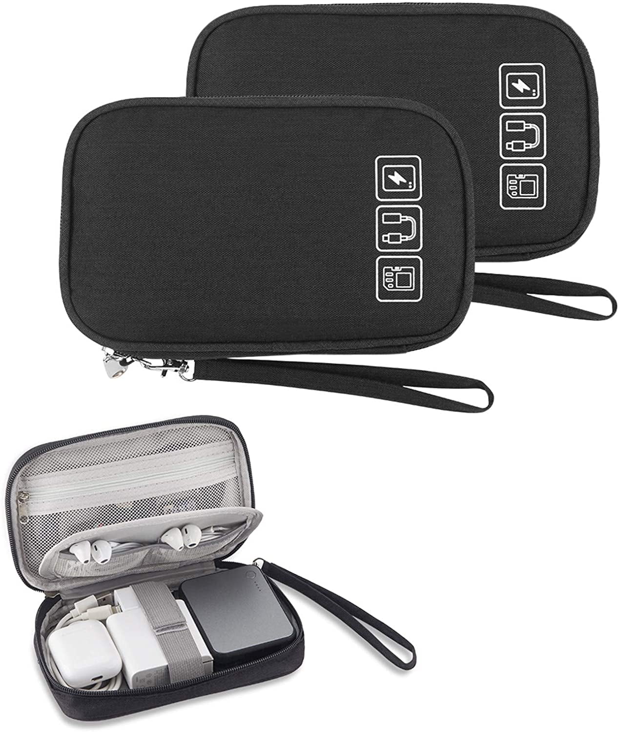 USB Flash Drives Case Organizer Bag Digital Storage Pouch Earphone Cable Travel