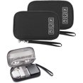 thumbnail image 1 of 2PCS Electronic Organizer, Small Travel Cable Organizer Bag Pouch Portable Electronic Accessories All-in-One Storage Multifunction Case for Cable, Cord, Charger, Hard Drive, Earphone, USB,SD Card, 1 of 6