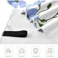 thumbnail image 3 of Blue Flax Flower Beach Towel 31" x 71", Quick Dry Bath Towel Super Absorbent Lightweight Travel Towel for Beach Yoga Swim Sport Camping Holiday, 3 of 7