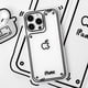thumbnail image 2 of Funda de teléfono translúcida esmerilada para iPhone, carcasa protectora de silicona, línea bidimensional, cómic, iPhone 13 Pro Max, iPhone 14, 12, 11, XS, XR, X, 2 of 4