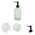 thumbnail image 5 of Unique Bargains 1 Pc Durable Round Bottom Vertical Stripe Soap Dispenser 13.53oz Black, 5 of 6