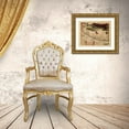 thumbnail image 3 of Blaeu 14x12 Gold Ornate Wood Framed with Double Matting Museum Art Print Titled - South America Brazil Coast - Blaeu 1662, 3 of 4
