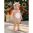 thumbnail image 4 of RUINIXCW Kids Toddler Christmas Deer Costume Newborn Baby Girl Boy Cosplay Outfit Infant Fall Winter Clothes Warm Fleece Sleeveless Vest Top Hat Set, 4 of 10