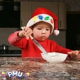 thumbnail image 4 of PMU Christmas Costume Party Accessories Props Christmas Light Up Santa Hat Red/White with Retro Bulbs, Celebration and Party Supplies for Plays, Festivals, Photo Shoots (1/Pkg) Pkg/1, 4 of 8