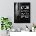 thumbnail image 5 of Scripture Walls Psalm 23:4 Shadow of Death Bible Verse Canvas Christian Wall Art Ready to Hang Unframed, 5 of 9