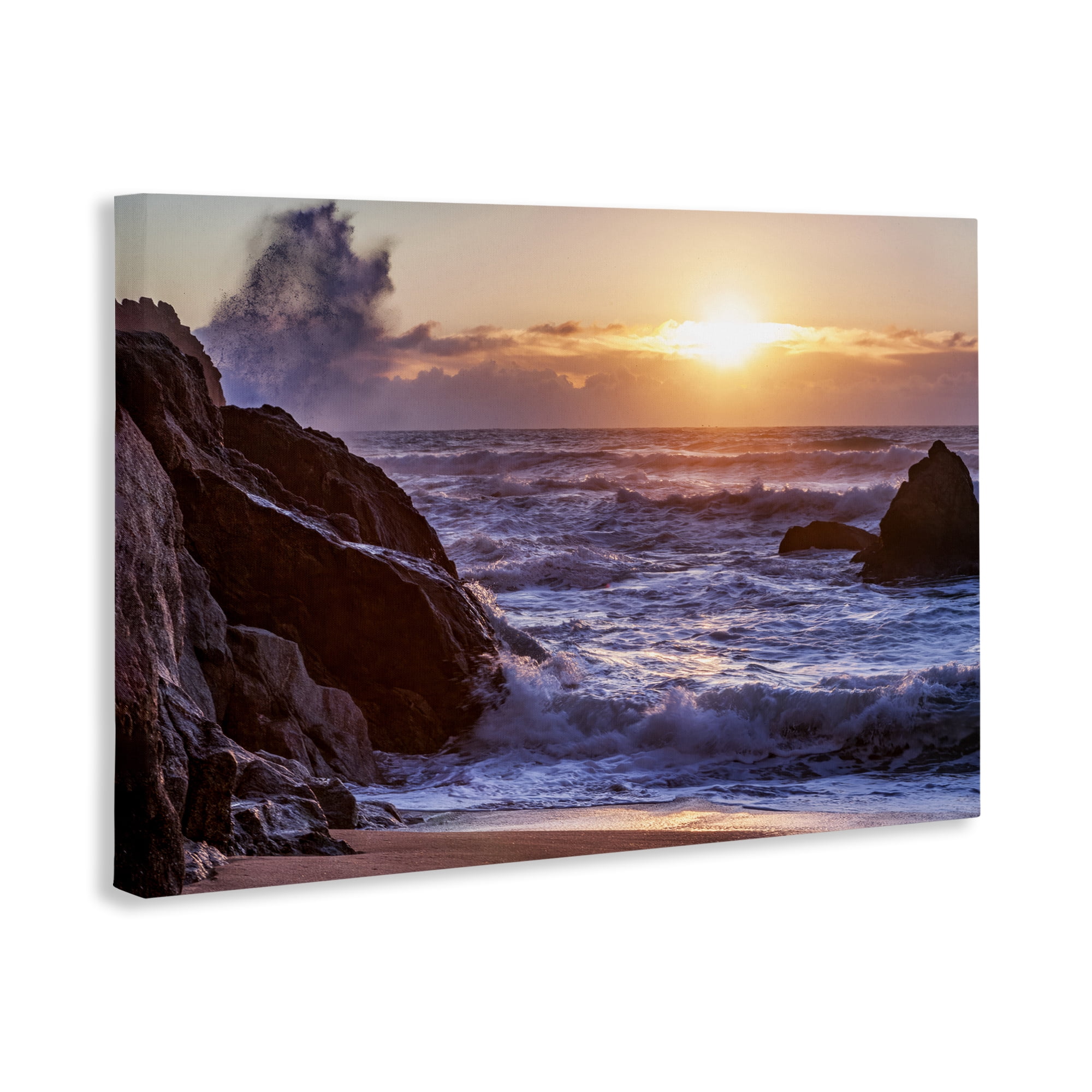 Stupell Industries Siren Song Rocky Shore Canvas Wall Art, design by Shelley Carlisle