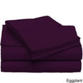 thumbnail image 3 of Luxury Home Super-Soft 1600 Series Double-Brushed 6 Pcs Bed Sheets Set (Queen, Egg Plant), 3 of 4