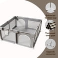 thumbnail image 4 of Baby Playpen 47 x 47 Inch, Large Playpen for Babies and Toddlers, Indoor & Outdoor Baby Fence Play Yard with Breathable Mesh, 4 of 8