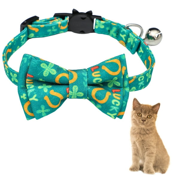 Breakaway cat collar with cheap bow