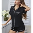 thumbnail image 3 of Conjunto De Pijama De Pieza De Verano,Pijamas De Manga Corta para Mujer Conjunto De Pijamas De Manga Corta Pijamas De Manga Corta para Mujer Salida De Alta Intensidad, 3 of 7