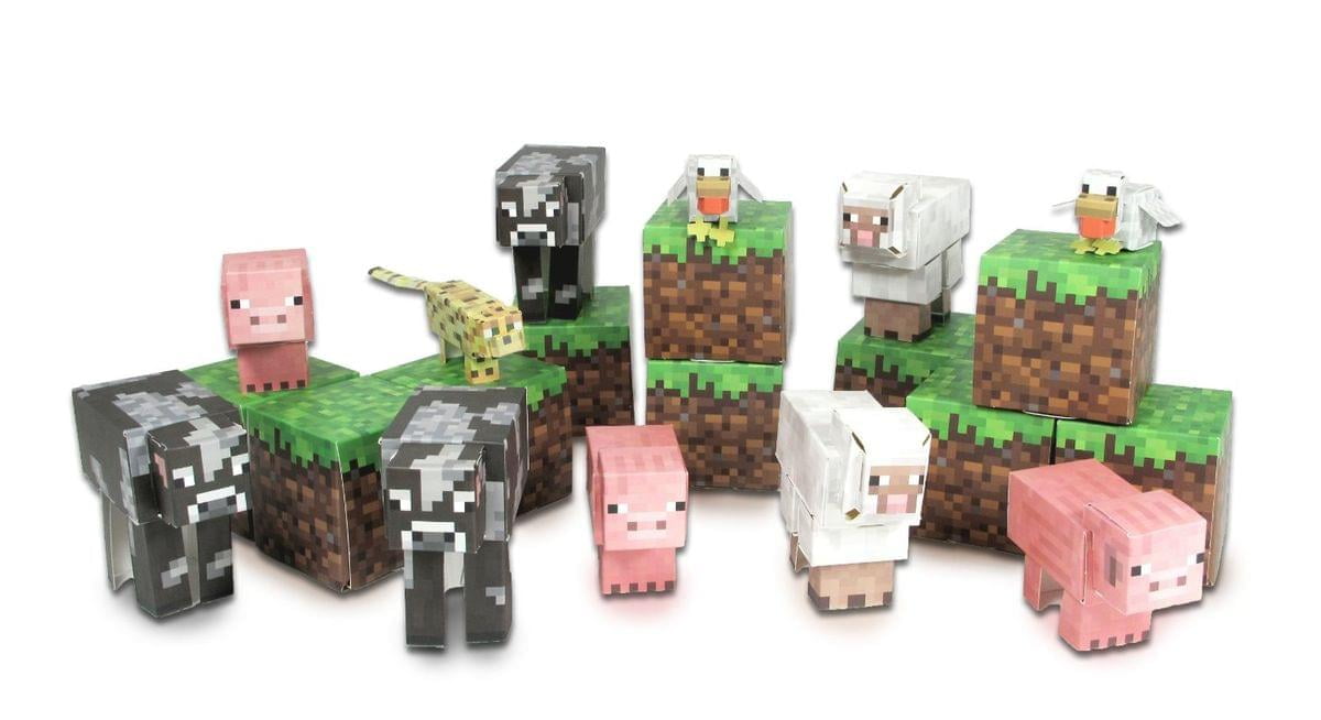 Minecraft Papercraft Animal Mob Walmart Com Walmart Com - minecraft pocket edition roblox mob video game paper craft