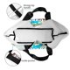 thumbnail image 4 of Balery Travel Around The World Bolsa Tote Estilo Estético con Cremalleras, Bolsa de Hombro, Bolsa de Compras Grande y Plegable, 4 of 8